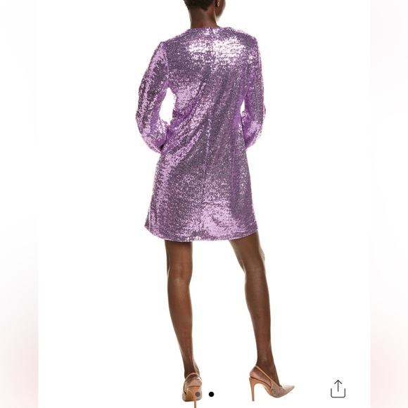 tyler böe Porter Sequin Shift Dress in Lavender, Size Large, NWT - Picture 14 of 17